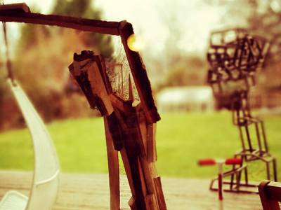 Wooden Figures sculpture by Jakub Flejšar — view 2